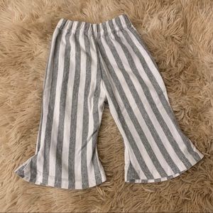 Baileys Blossoms Striped Bell Bottoms